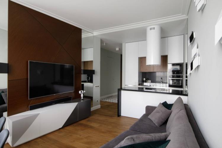 Petit appartement dans le style du minimalisme - Design d'intérieur