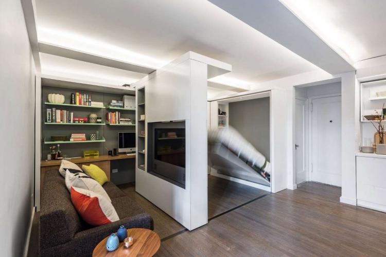 Conception de petit appartement - photos d'intérieurs réels