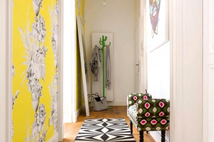 Couleurs claires - Conception d'un petit couloir