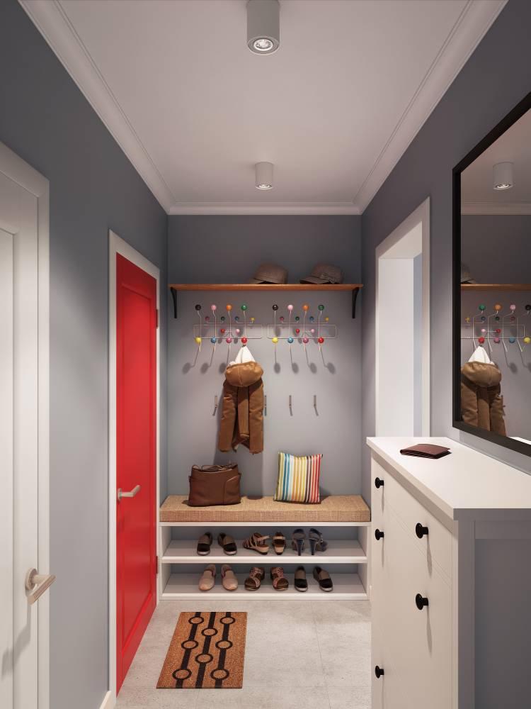 Décoration plafond - Conception d'un petit couloir