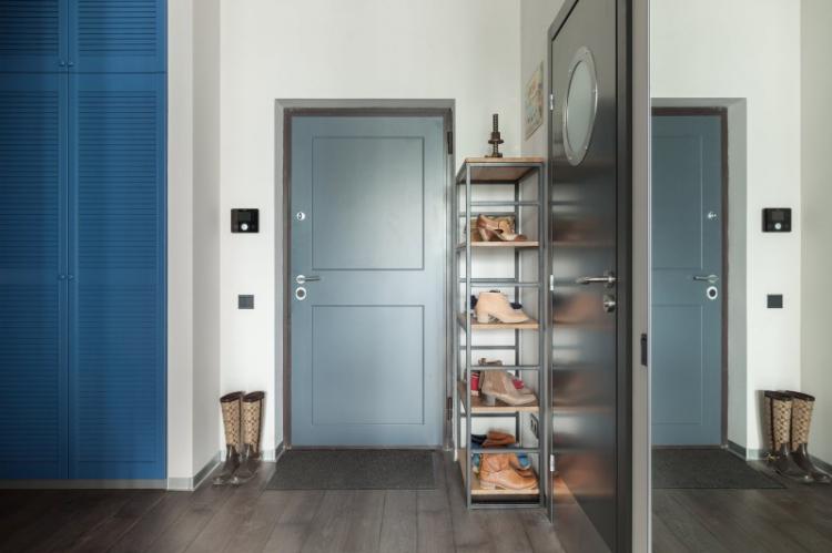 Conception d'un petit couloir - photos d'intérieurs réels