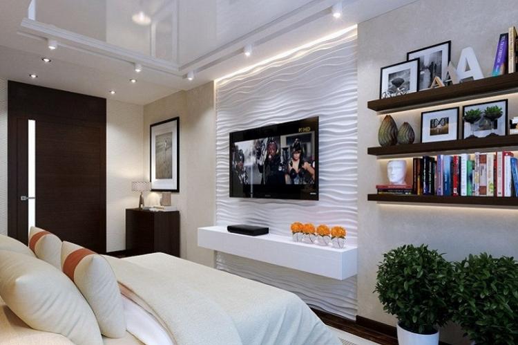 Où installer le téléviseur - Conception d'une petite chambre