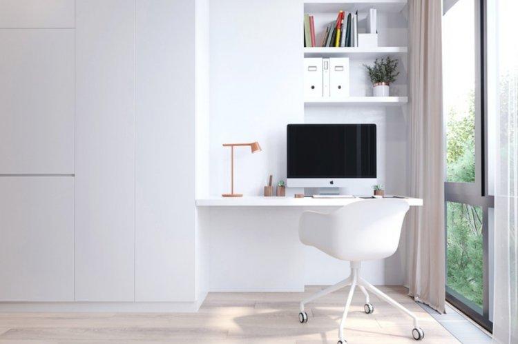 Un peu de chaleur pour 33 m². à Sotchi - Conception d'un appartement d'une pièce de 33 m²