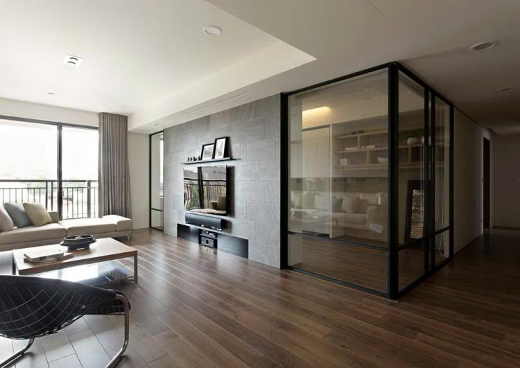 Conception d'un appartement d'une pièce de 40 m². - Photo