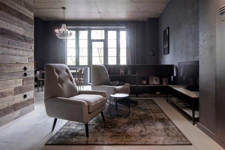 Exquisite Moscow Loft - Conception d'un appartement d'une pièce