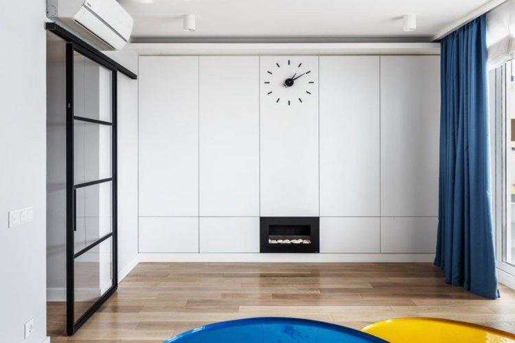 Lit gigogne dans le podium - Studio design d'appartement