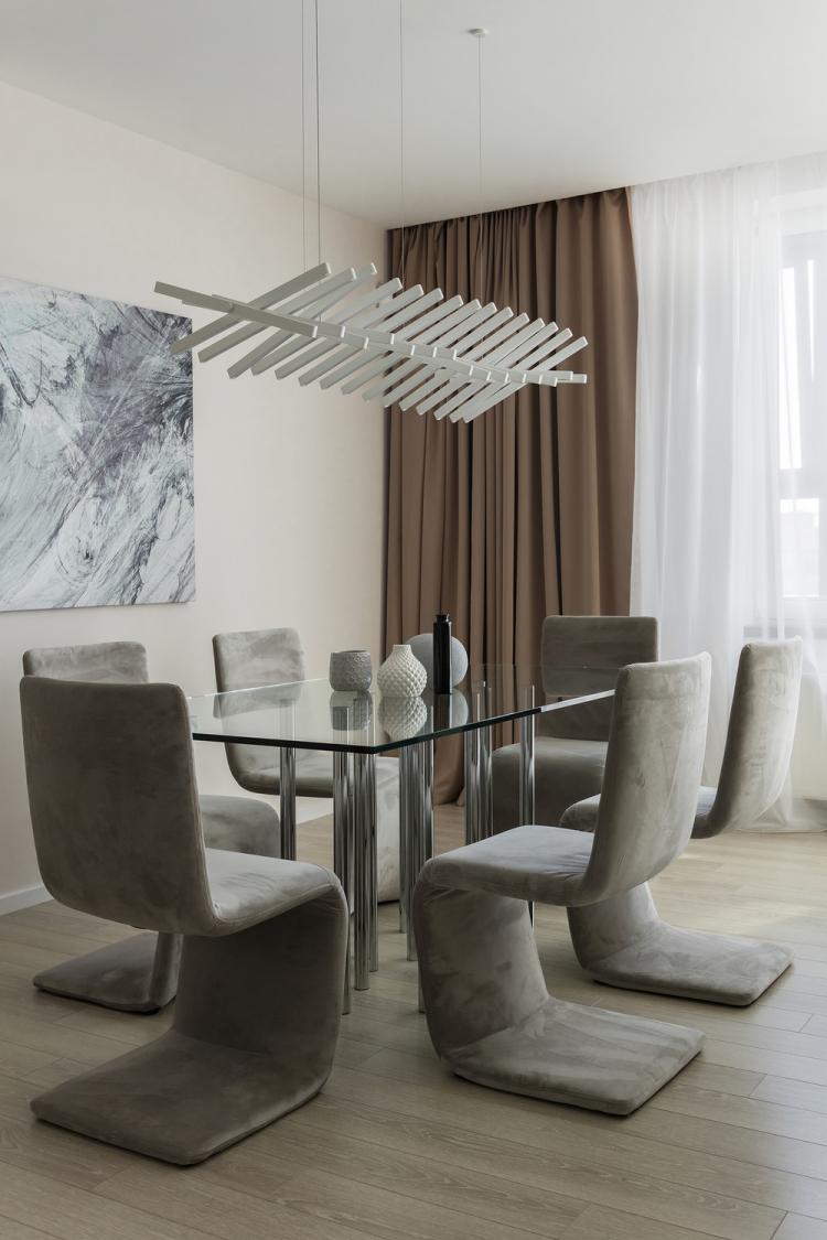 Conception de penthouse à Moscou