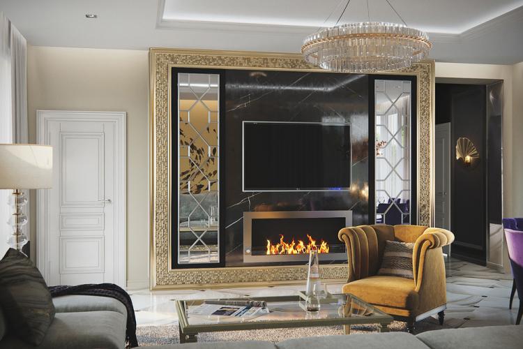 Projet d'aménagement de salon