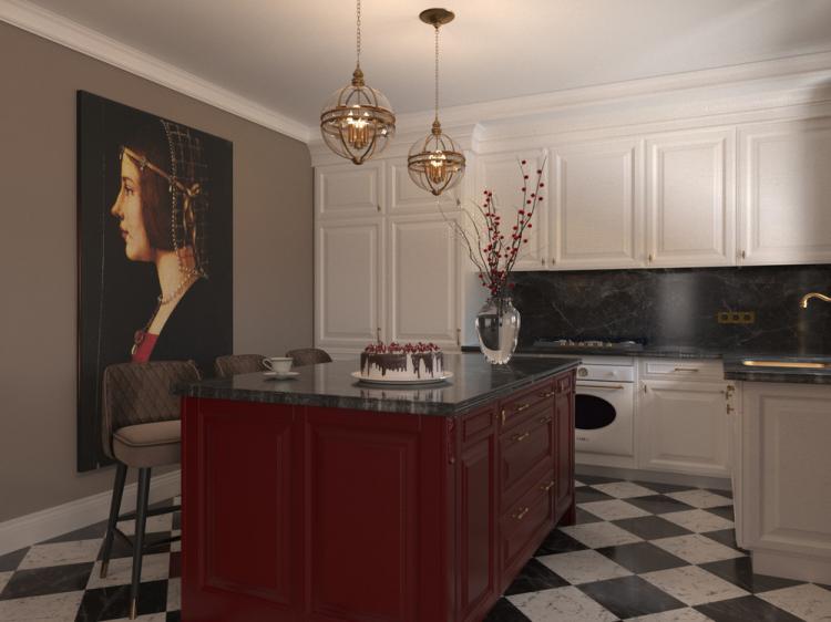 Projet d'aménagement d'un appartement Sur les traces de la Renaissance