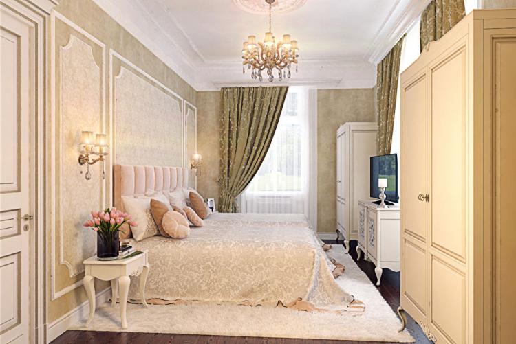 Style français à l'intérieur de l'appartement