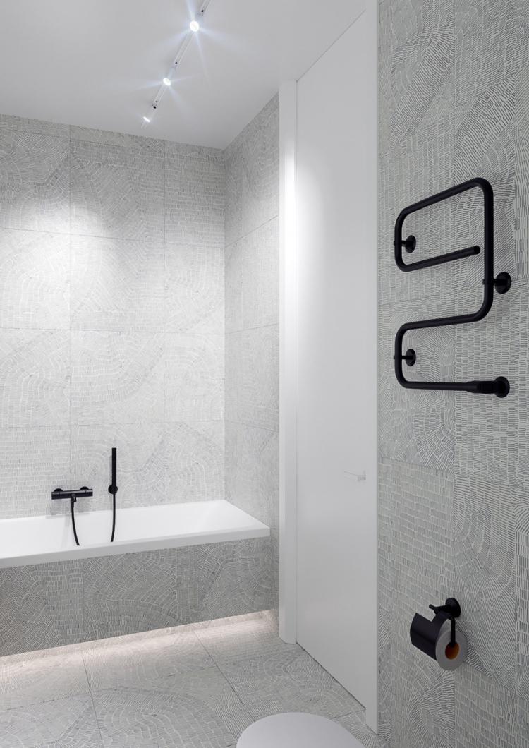 Projet de conception d'appartement de ciel blanc