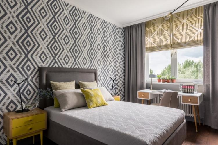 Conception de la chambre 10 m² - des photos de vrais intérieurs