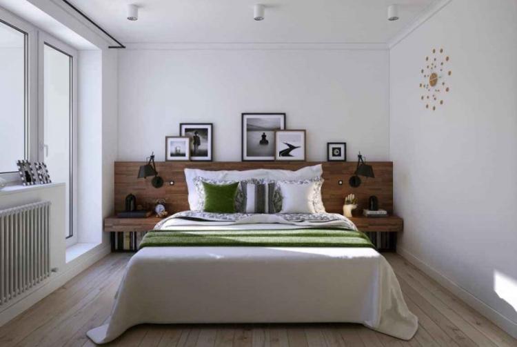 Conception de la chambre 12 m² - des photos de vrais intérieurs