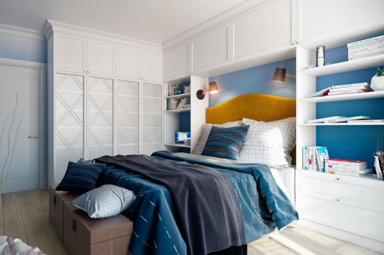 Conception de la chambre 12 m² - des photos de vrais intérieurs