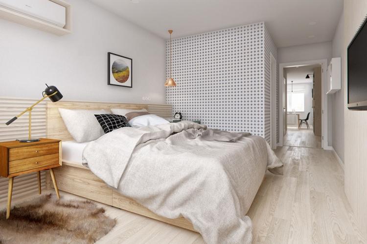 Conception de la chambre 12 m² - des photos de vrais intérieurs