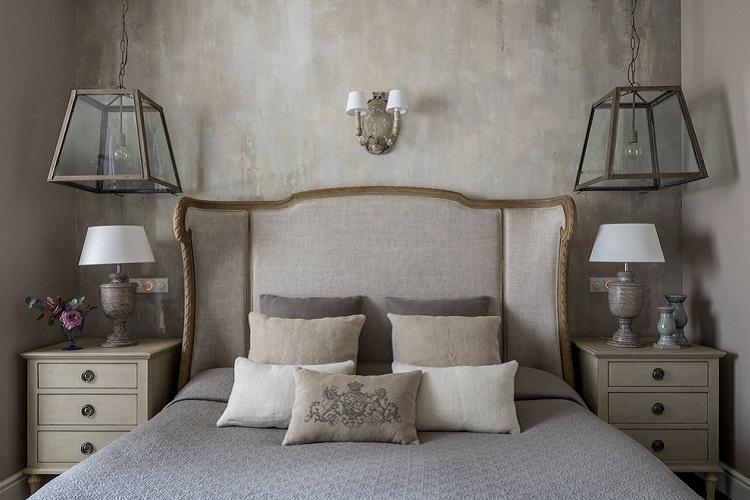 Chambre 9 m² dans un style classique - Design d'intérieur