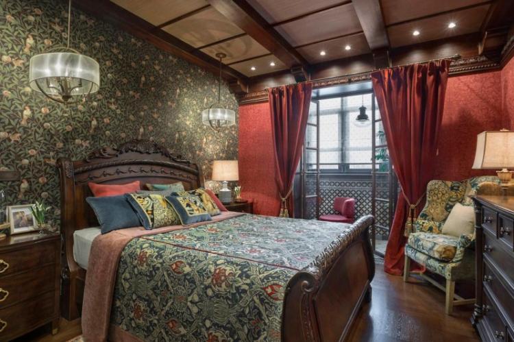 Chambre dans un style classique - photo de design d'intérieur