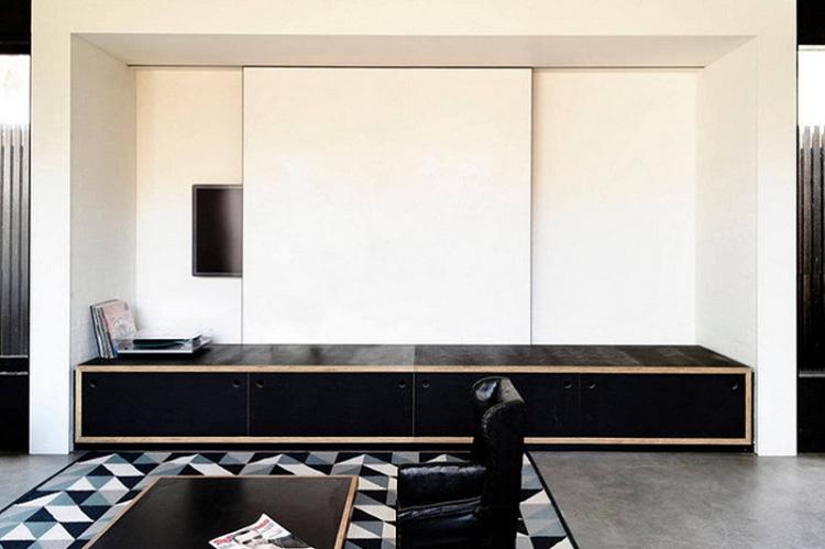 Comment cacher un téléviseur au mur - Design