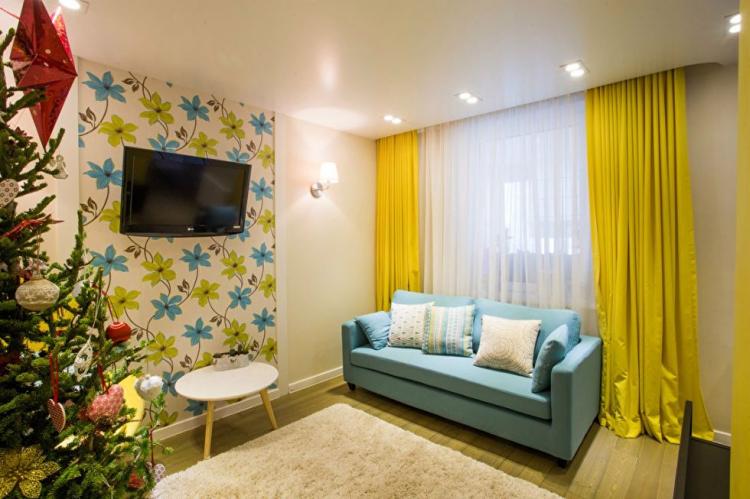 Expérimentez avec le papier peint - Conception de mur de télévision