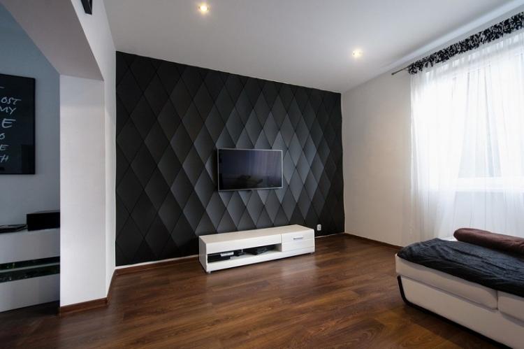 Mur 3D avec TV - Design
