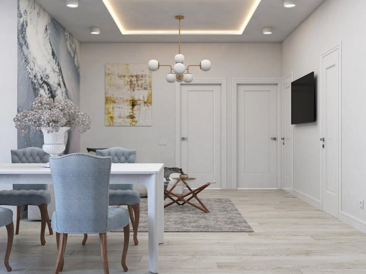 Conception d'un appartement de trois pièces 90 m².