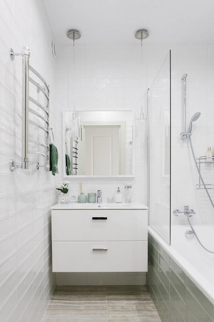 Style d'intérieur minimaliste - Conception de salle de bain 3 m²