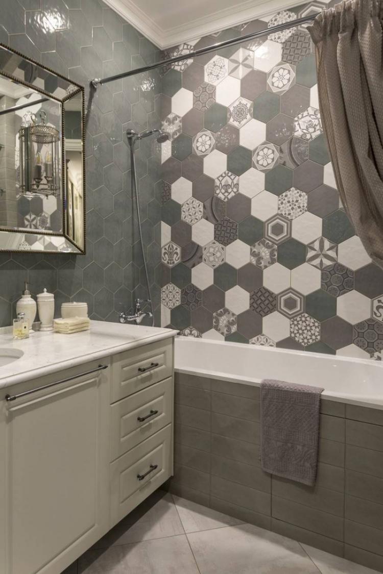 Design d'intérieur de salle de bain 4 m² - des photos de vrais intérieurs