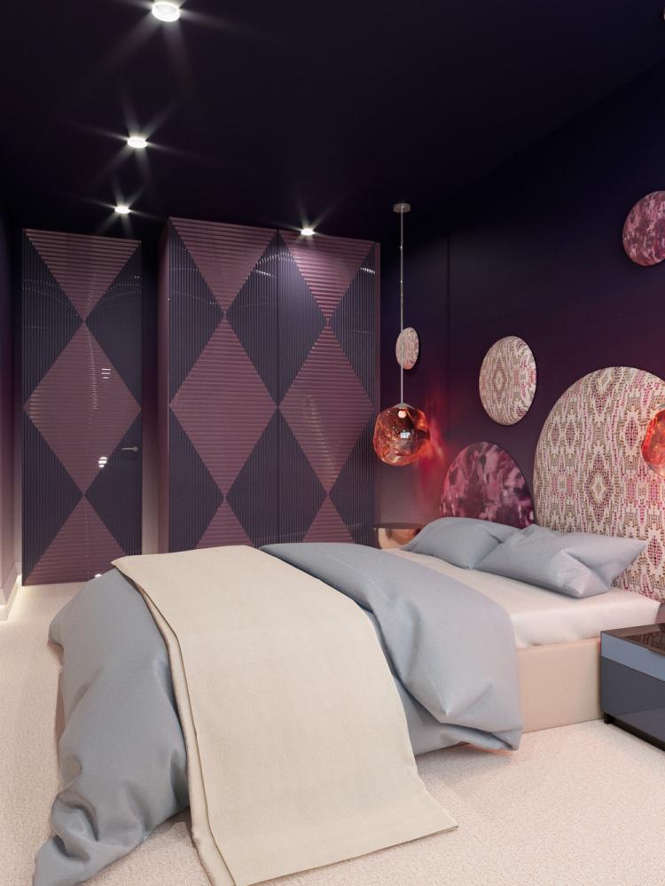 Conception de chambre lumineuse