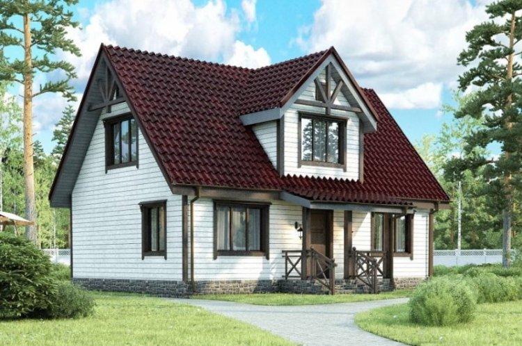 Maison 8 par 8 avec un grenier - projets et photos