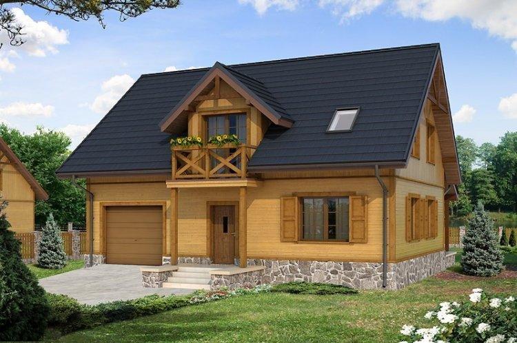 Maison d'un bar avec un grenier - projets et photos