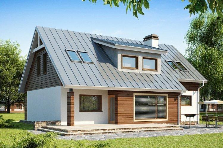 Maison à ossature avec grenier - projets et photos