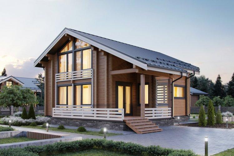 Maison de style scandinave en bois - projets et photos