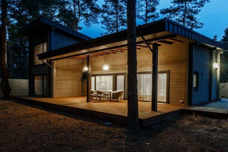 Maison de style scandinave avec sauna - projets et photos