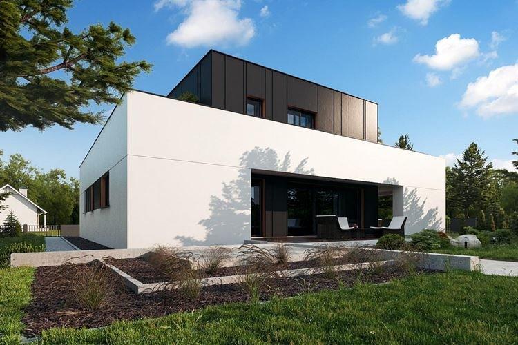 Maison de style moderne avec sous-sol