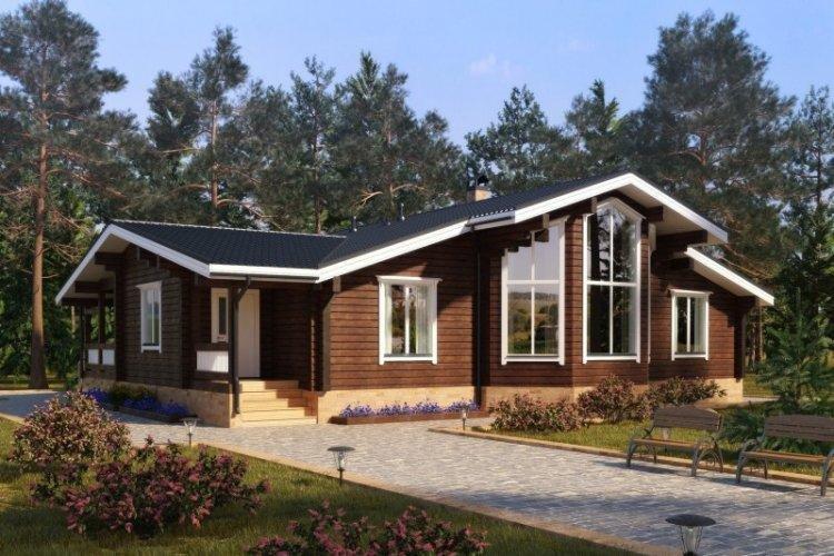 Maison à un étage d'un bar - projets et photos