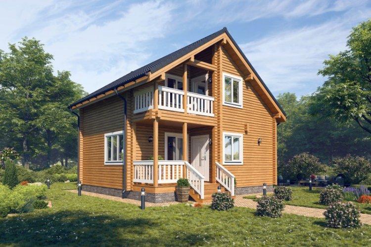 Maisons à deux étages d'un bar - projets et photos