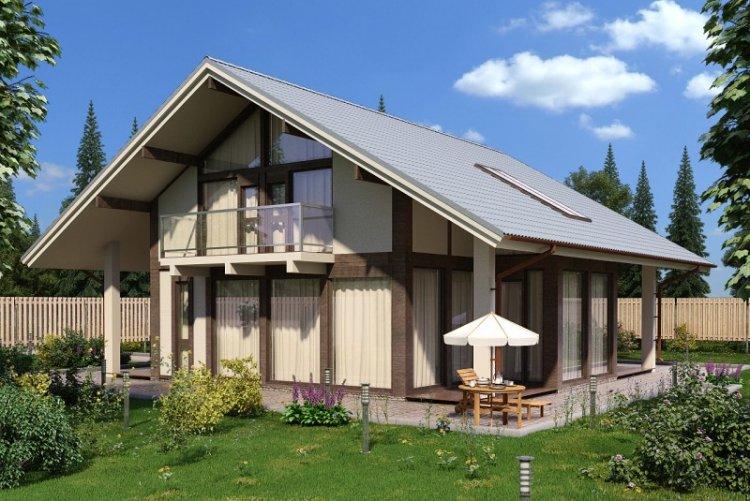 Maisons d'un bar avec un grenier - projets et photos