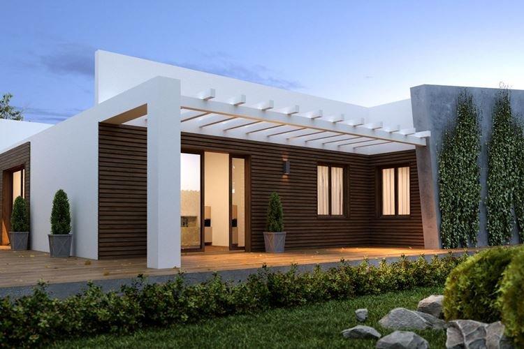 Maison high-tech avec terrasse