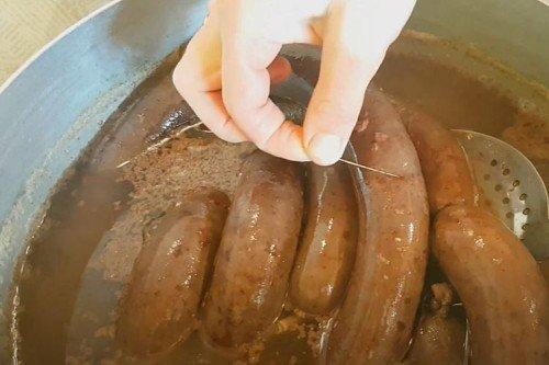 Boudin maison - recette étape par étape