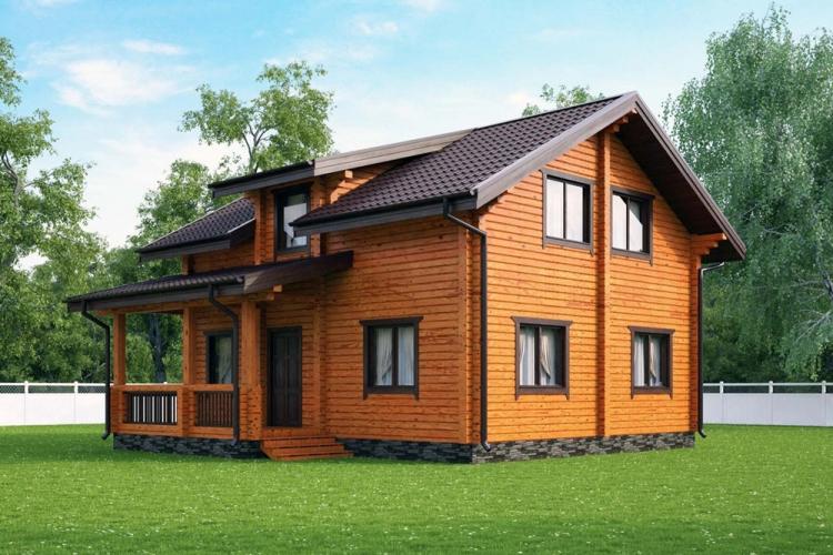 Maisons à deux étages d'un bar - projets et photos