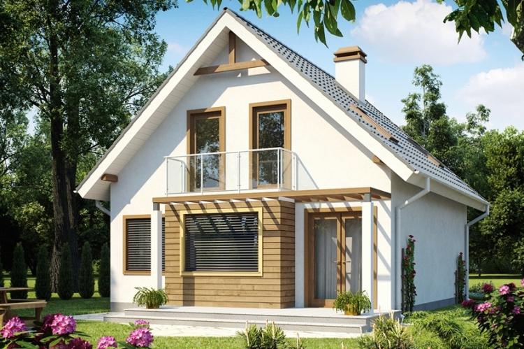 Maisons à deux étages avec grenier - projets et photos