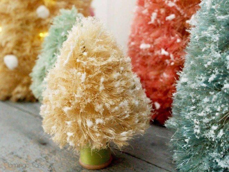 Sapin de Noël DIY en fils - photos et idées