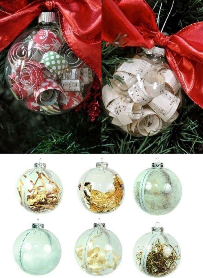Boules de Noël avec remplissage - Décorations de Noël DIY