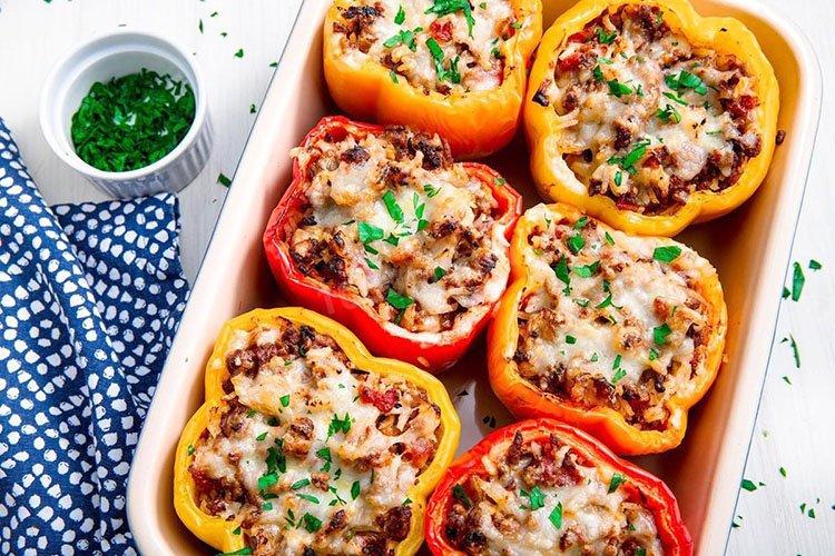 Poivrons farcis au sarrasin et au fromage - recettes