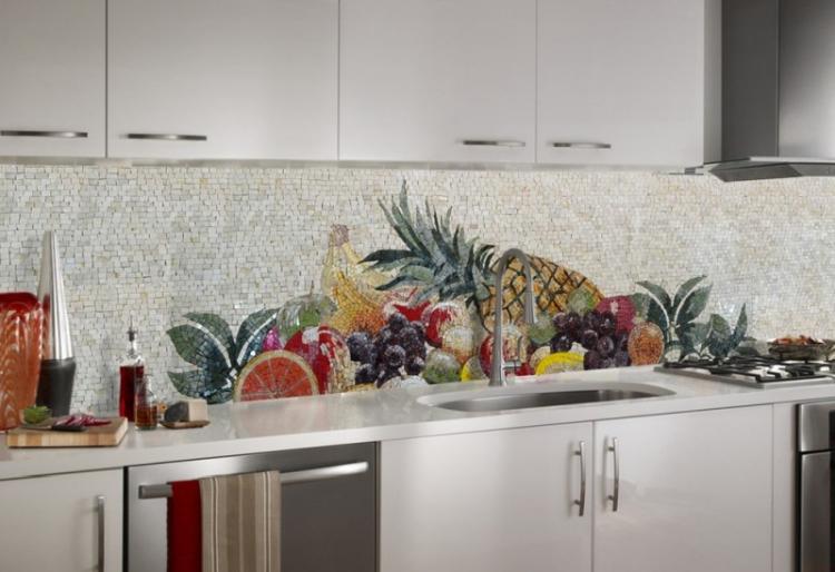 Tablier de cuisine en mosaïque