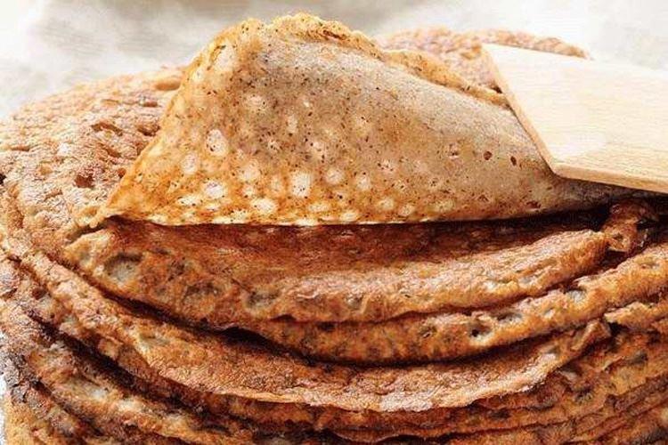 Crêpes maigres à la farine de sarrasin
