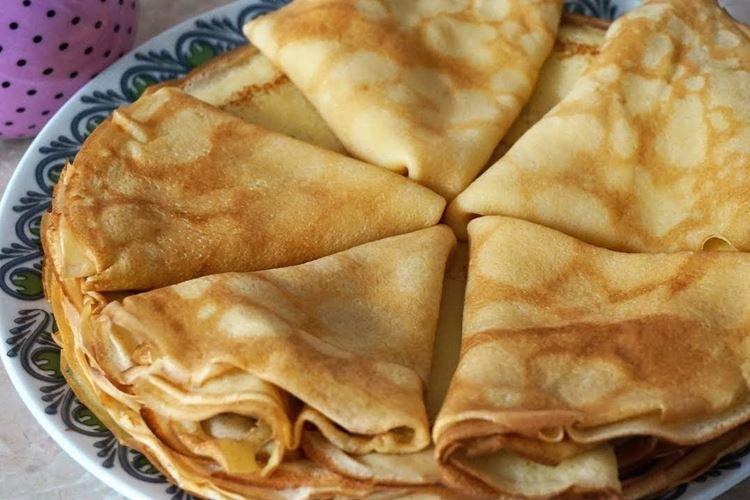Crêpes maigres à la levure sèche