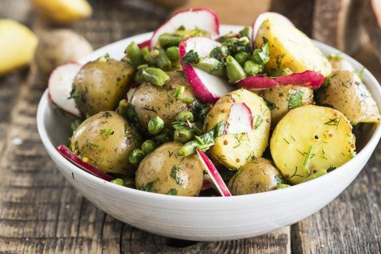 Salade de pommes de terre aux radis