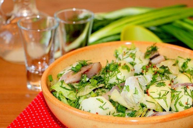 Salade de pommes de terre au hareng
