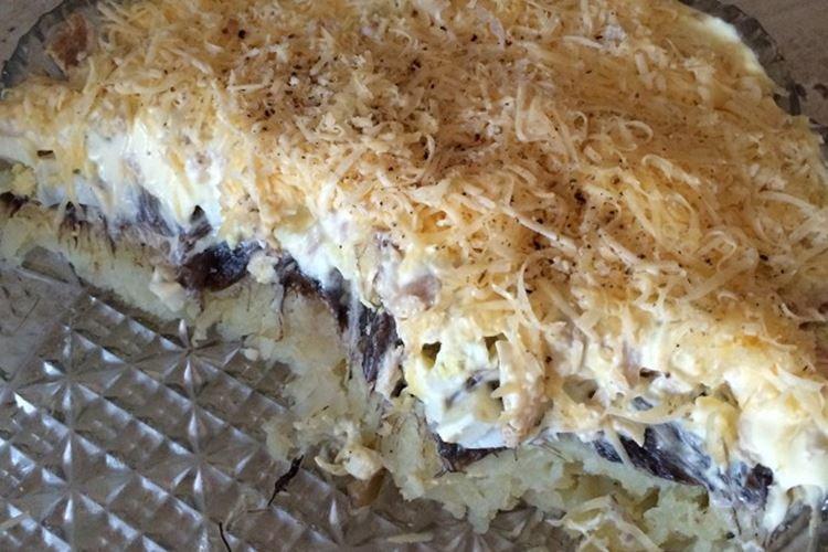 Salade de pommes de terre aux champignons